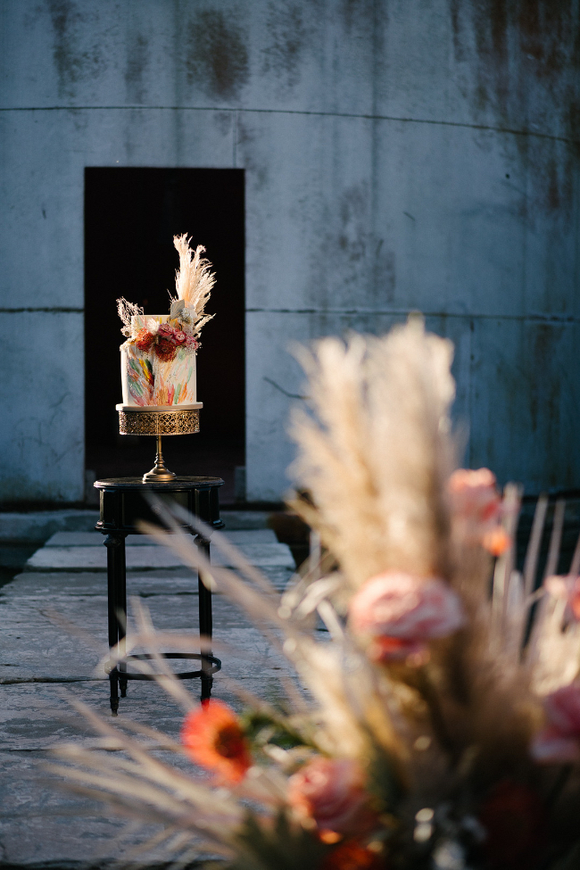Industrial-Meets-Boho Wedding Inspiration In Greece