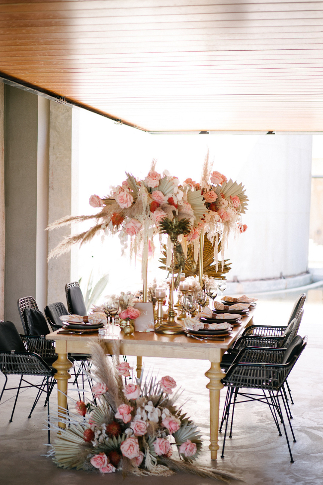 Industrial-Meets-Boho Wedding Inspiration In Greece