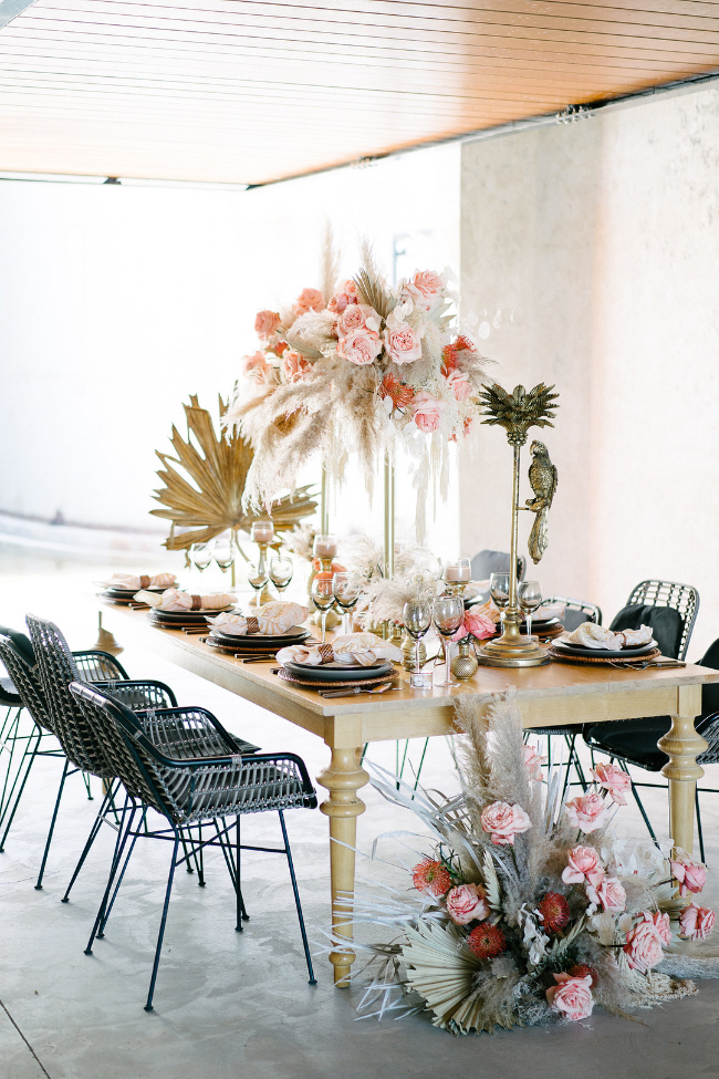 Industrial-Meets-Boho Wedding Inspiration In Greece