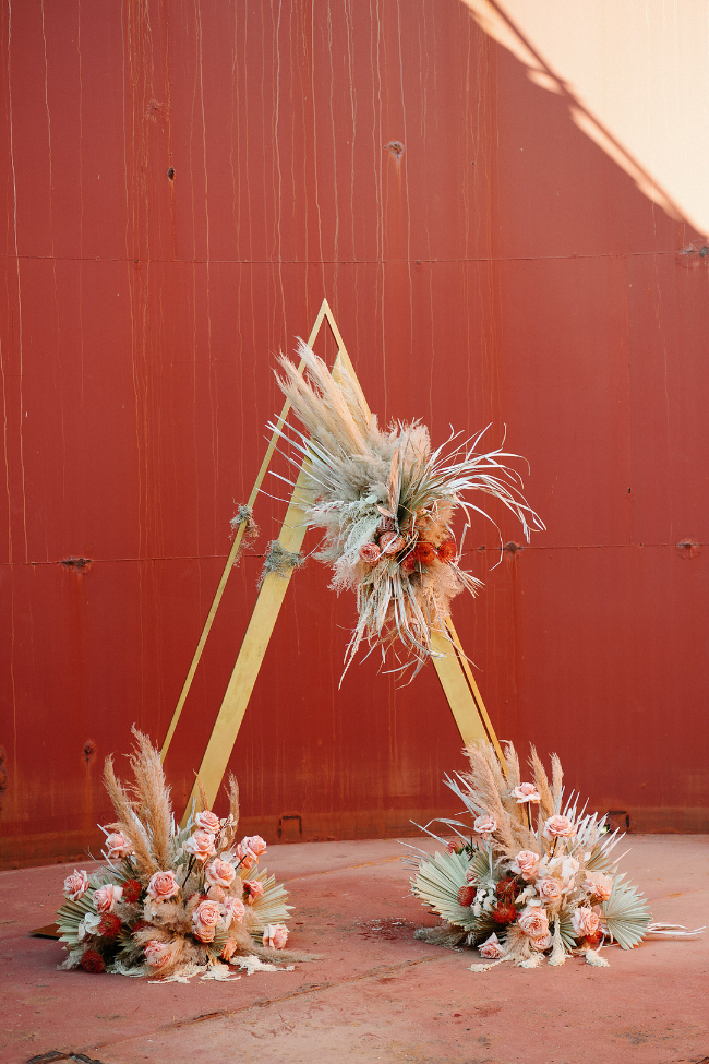 Industrial-Meets-Boho Wedding Inspiration In Greece