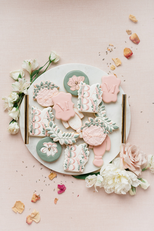 Magnolia-Themed Blush Baby Shower