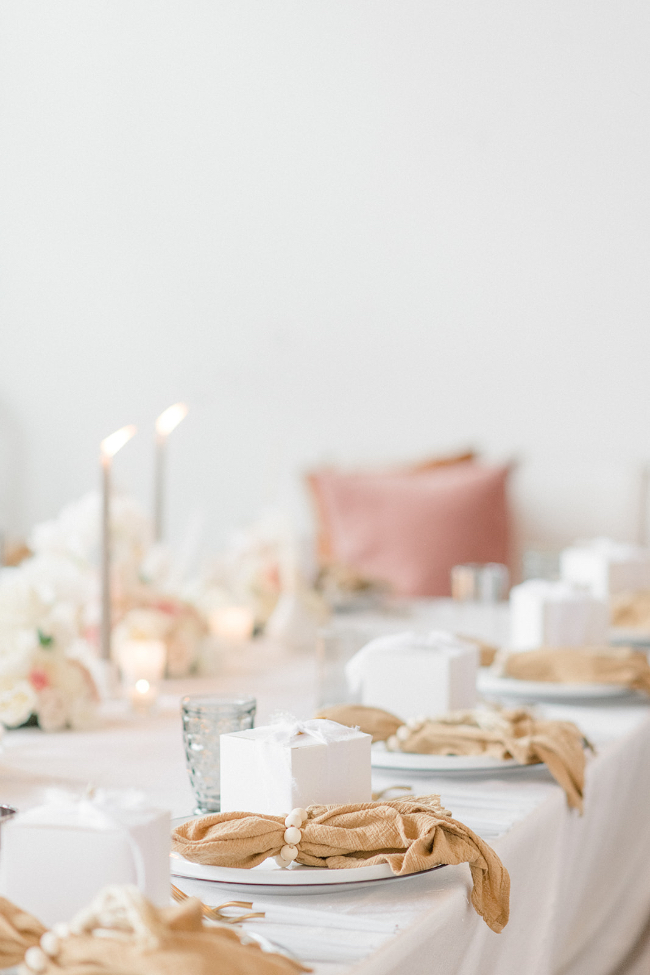 Magnolia-Themed Blush Baby Shower