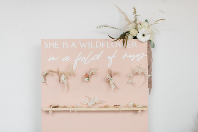 Magnolia-Themed Blush Baby Shower