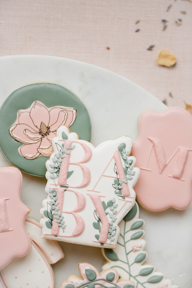 Magnolia-Themed Blush Baby Shower