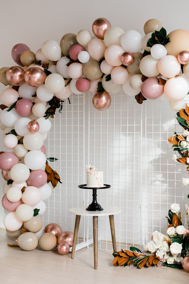 Magnolia-Themed Blush Baby Shower