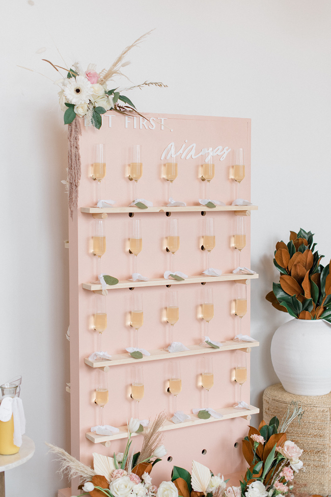 Magnolia-Themed Blush Baby Shower