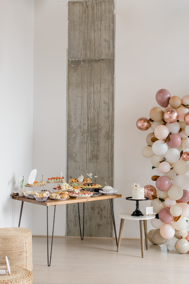 Magnolia-Themed Blush Baby Shower