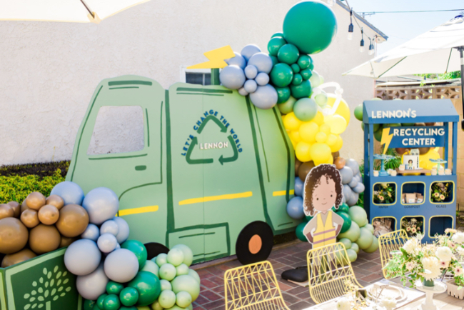 Recycling & Saving The Planet 3rd Birthday Party