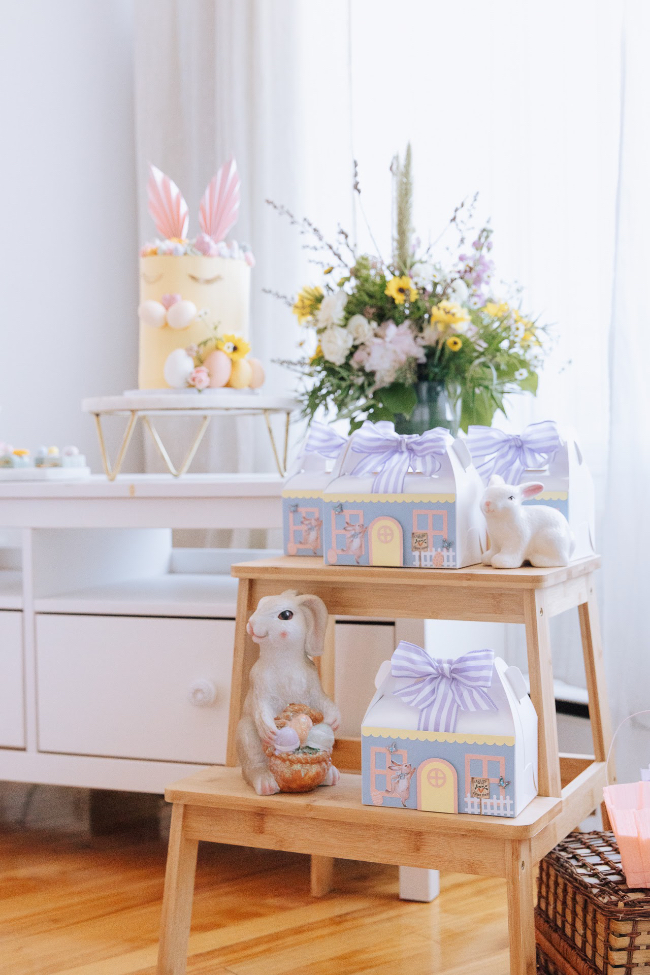 Spring-Filled Easter Bunny Picnic For Children