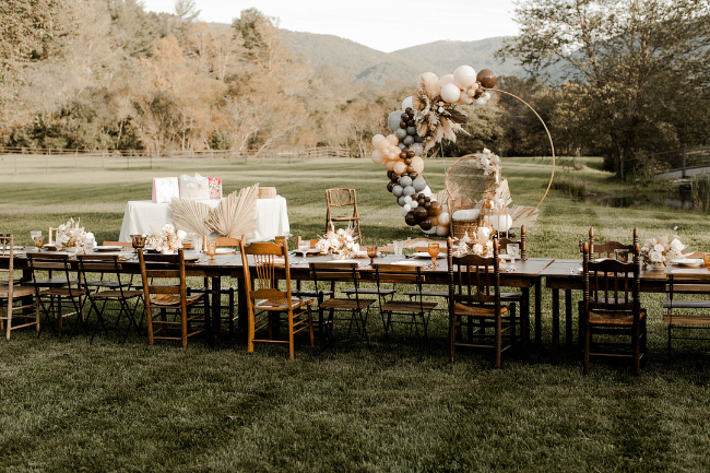 Bohemian Baby Shower In The Mountains