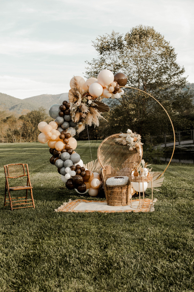 Bohemian Baby Shower In The Mountains