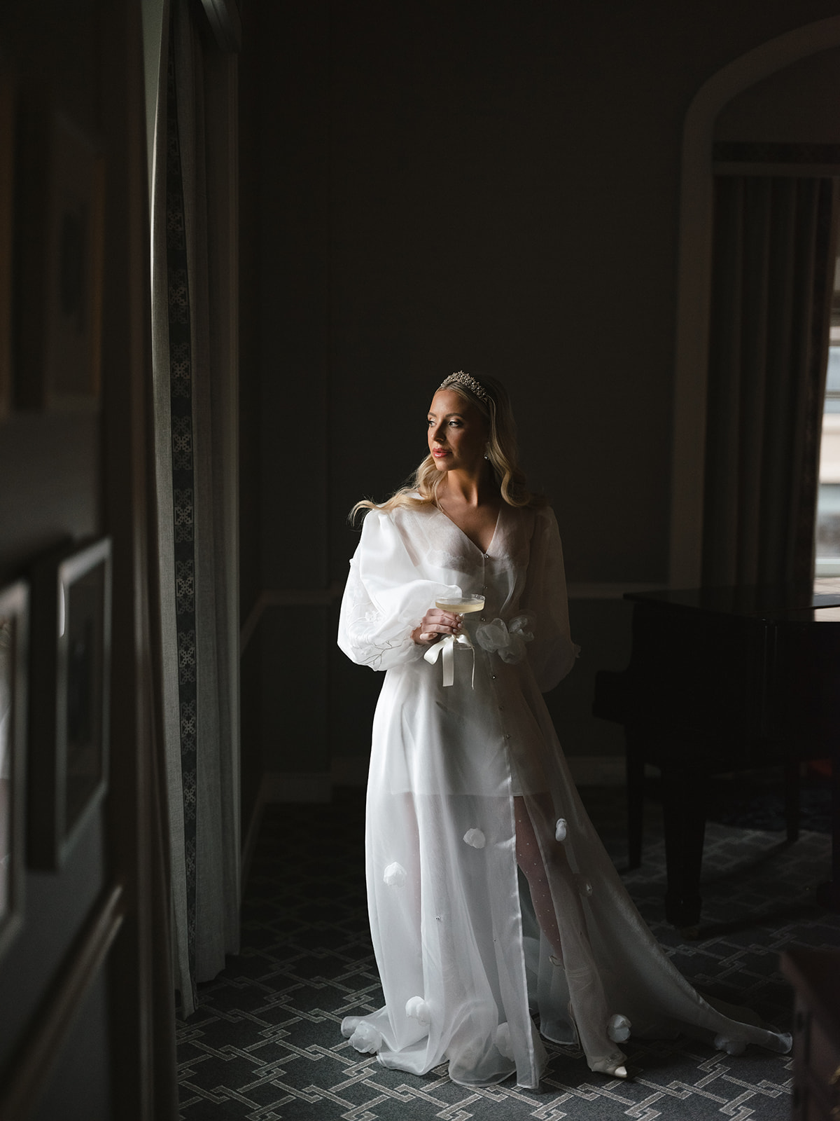 A Fairytale Wedding in Seattle with Tim Burton Inspiration