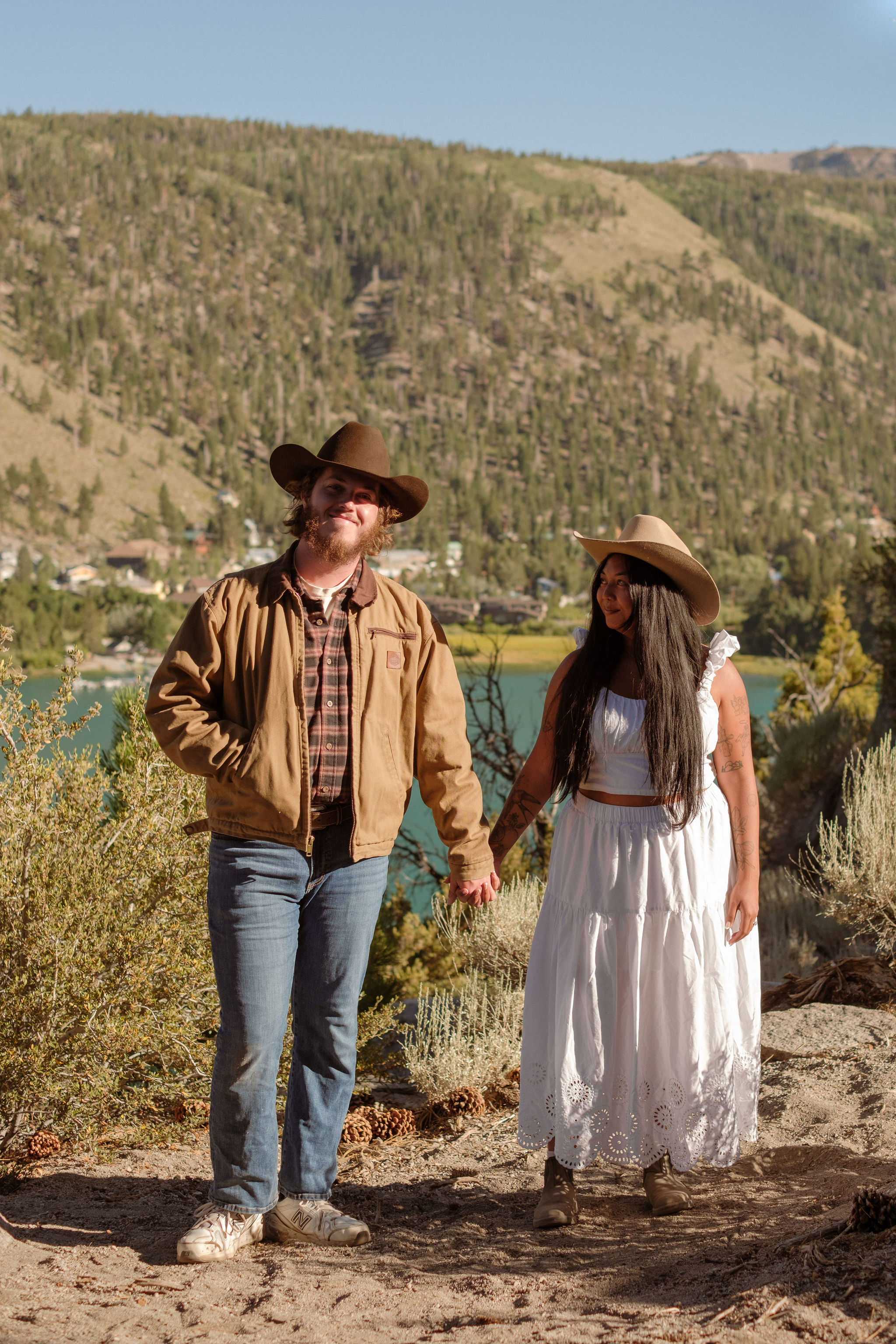 A Mountain Proposal With Western Charm Overlooking June Lake