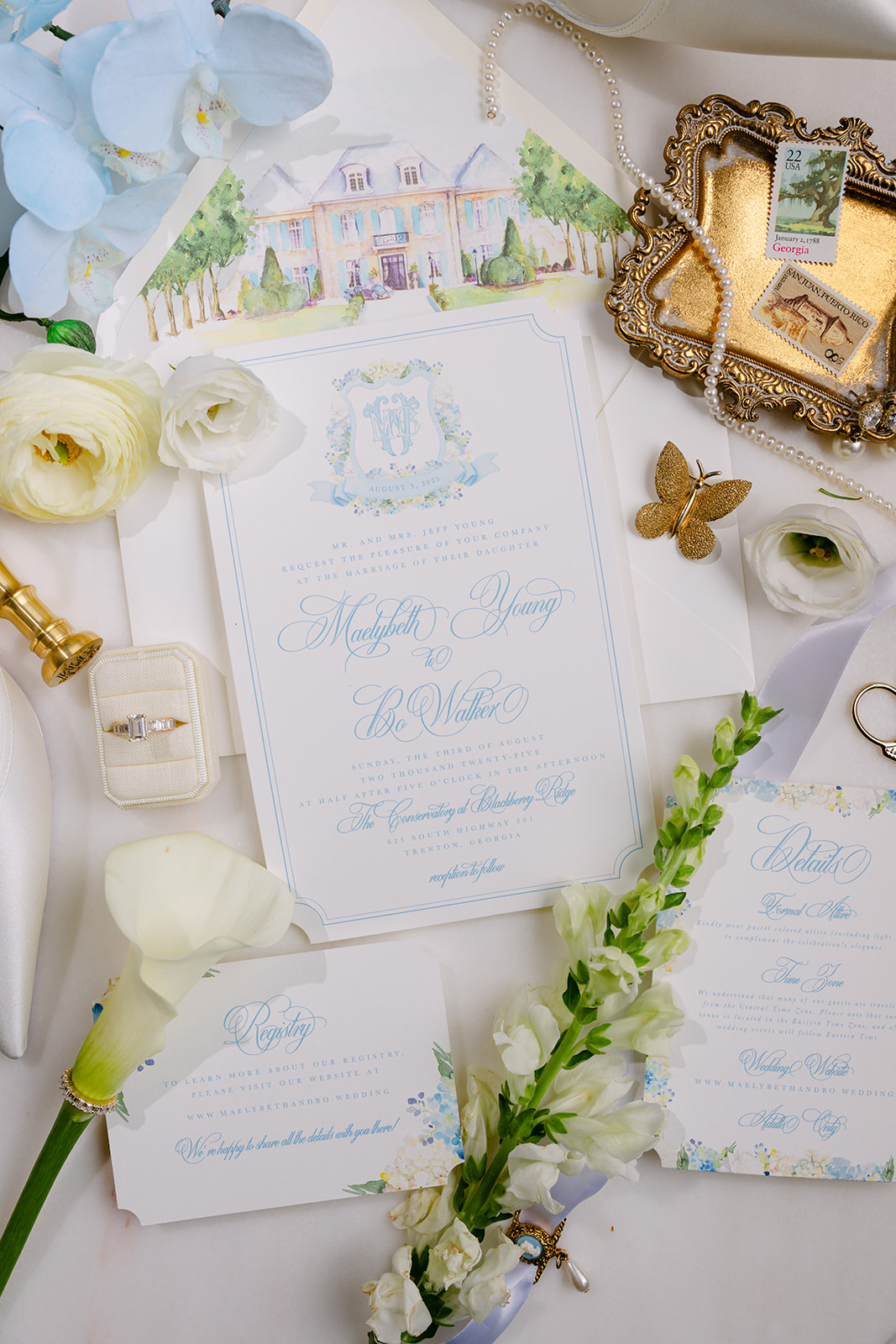 A Romantic Fairytale Wedding With a Surprise Exit