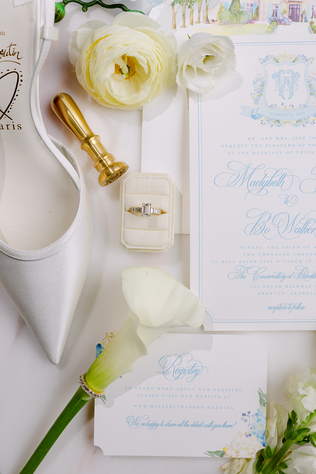 A Romantic Fairytale Wedding With a Surprise Exit