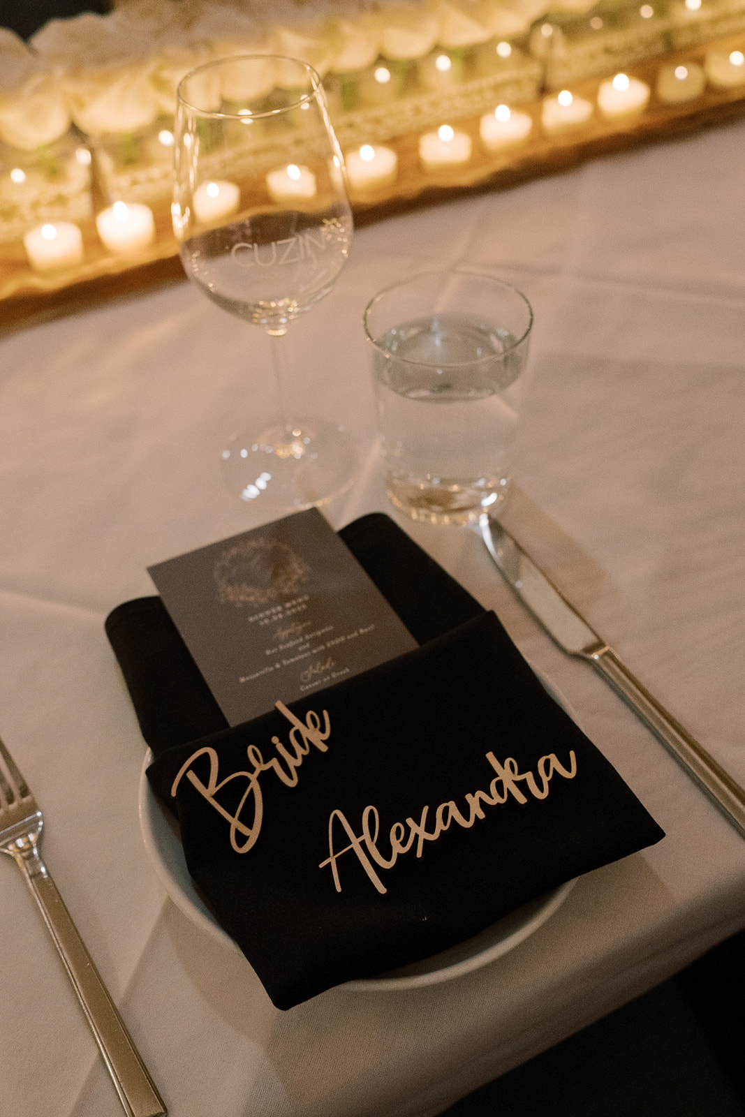 An Intimate Fall Rehearsal Dinner 