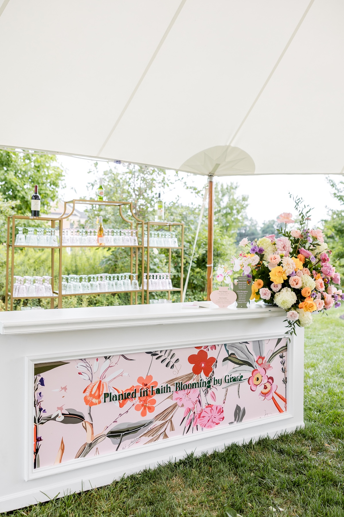 A Colorful Garden-Inspired Baby Shower