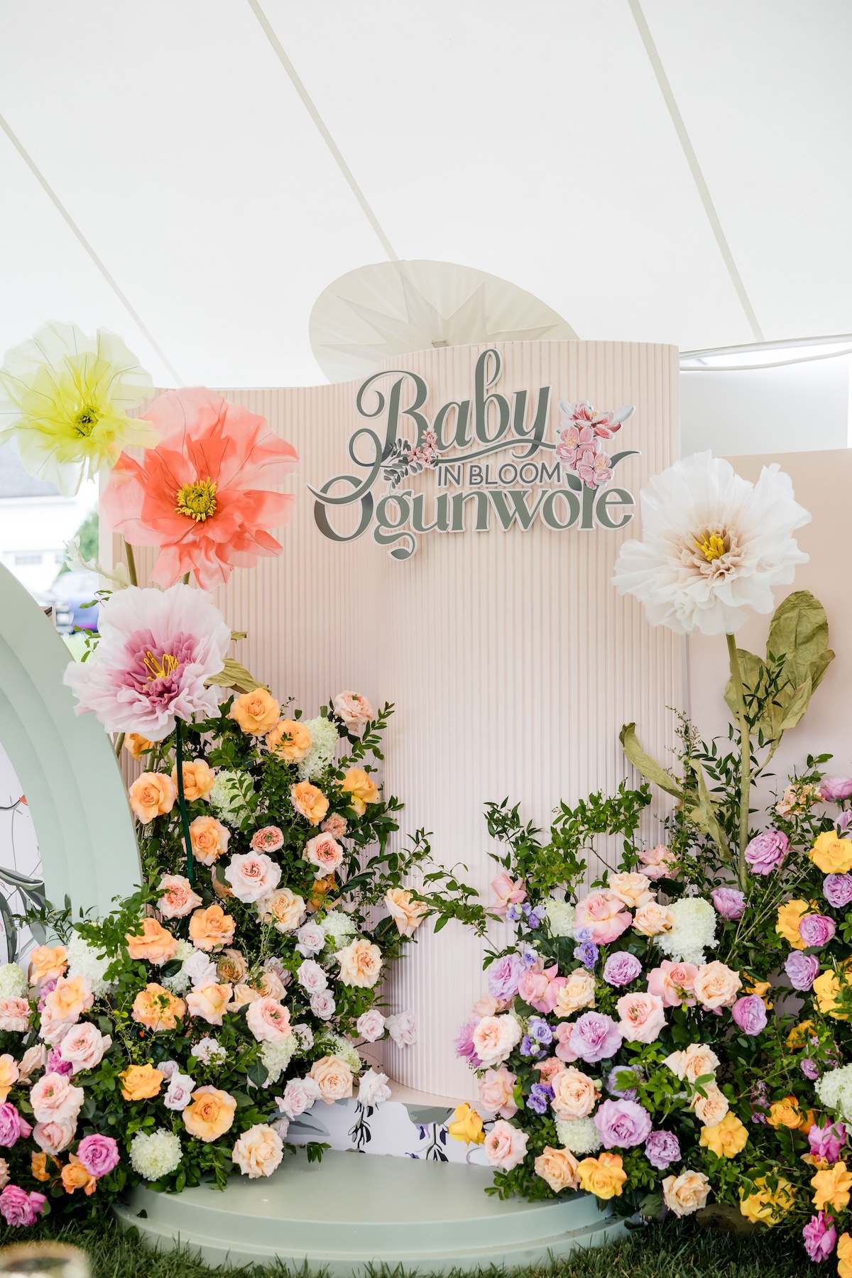 A Colorful Garden-Inspired Baby Shower