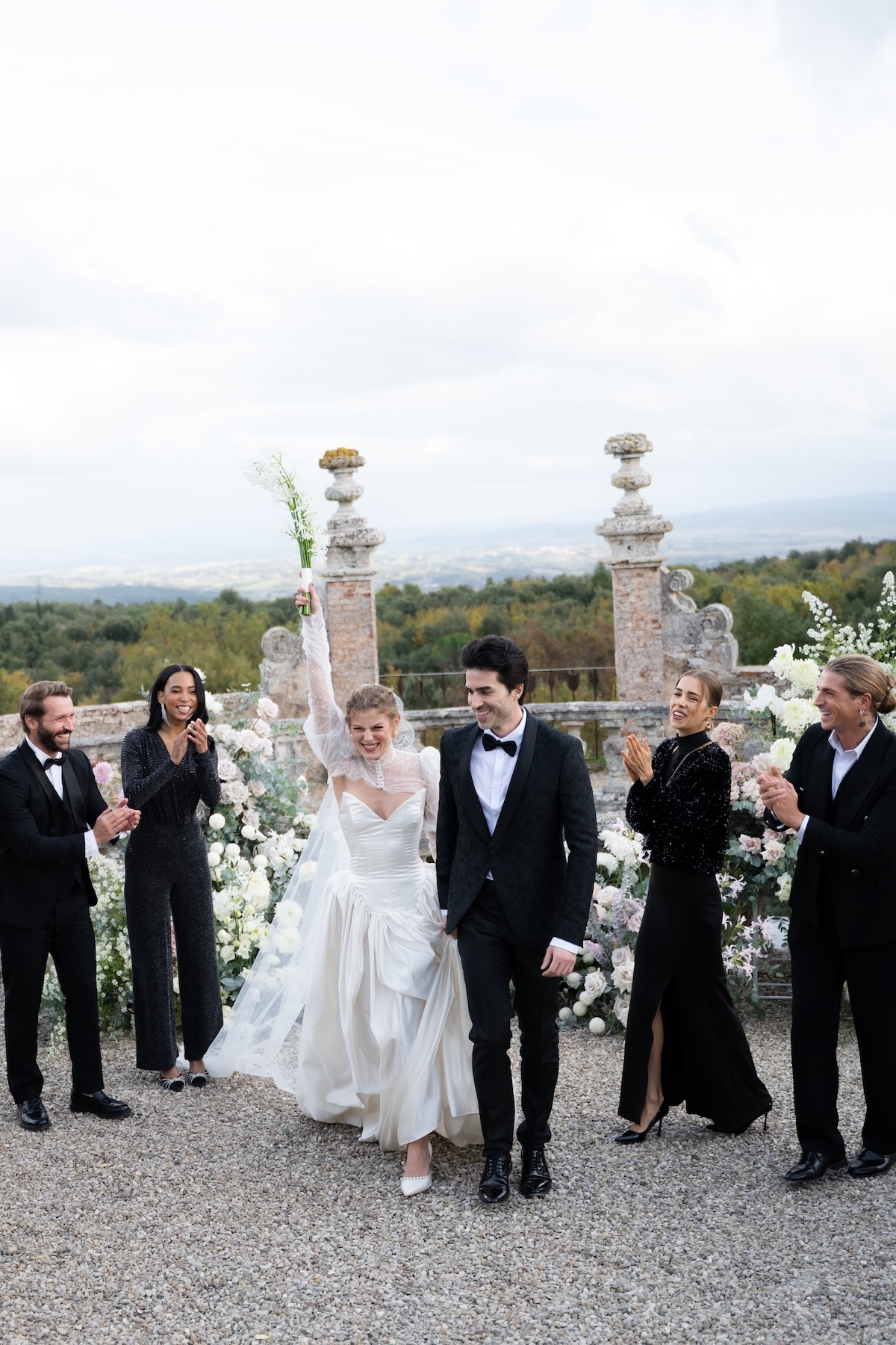 A European Wedding at Tuscan Venue Castello di Celsa