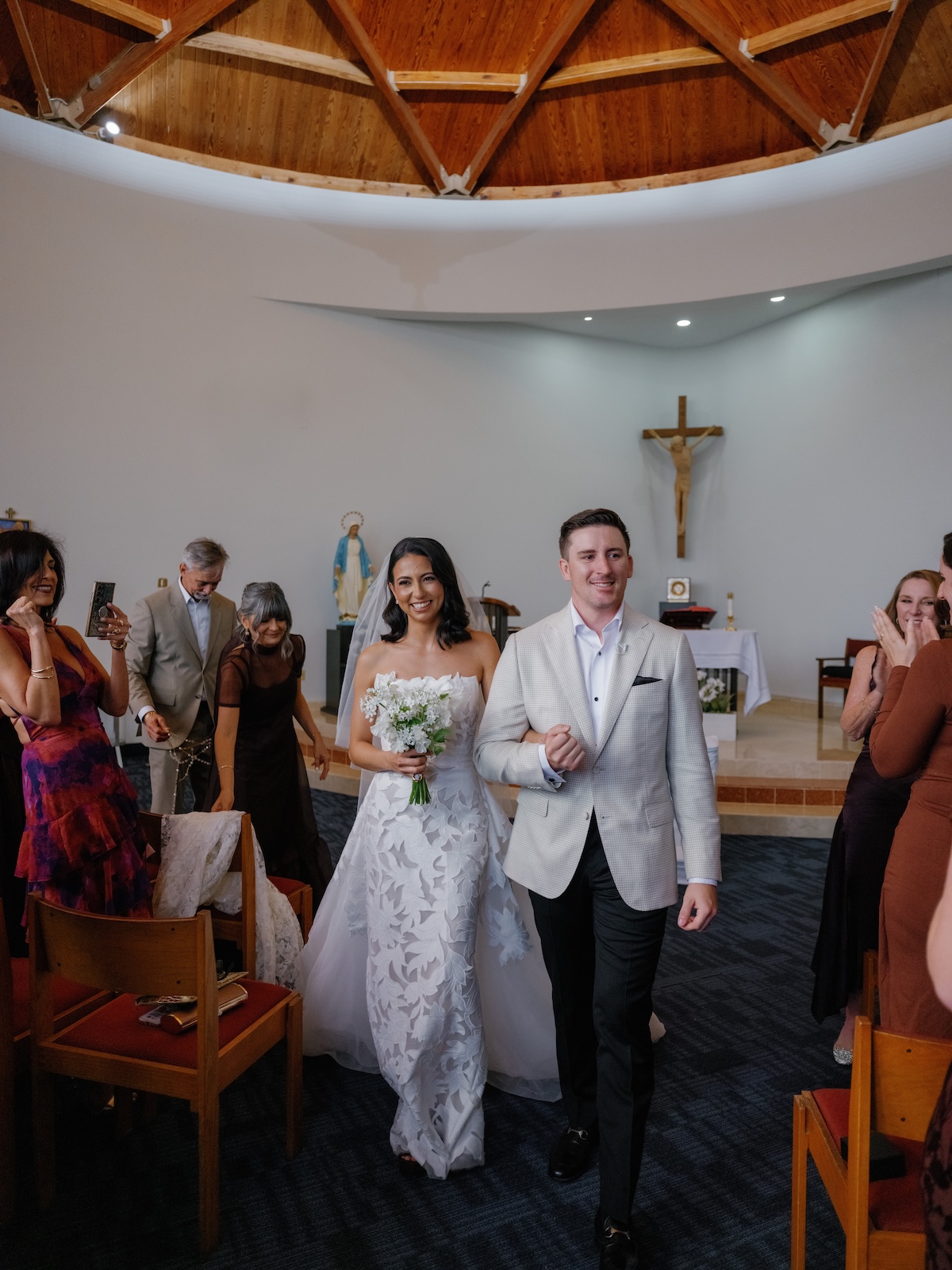 An Intimate Miami Wedding With Chapel Vows and a Romantic Dinner