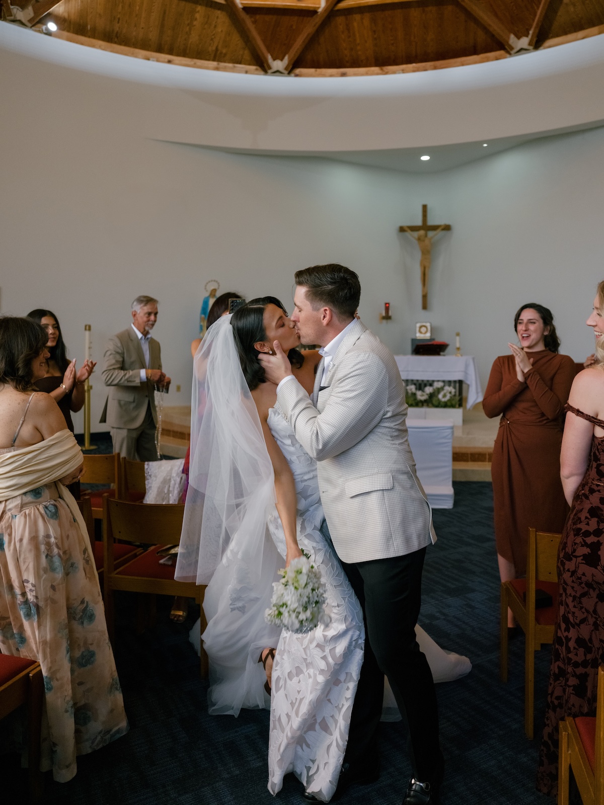 An Intimate Miami Wedding With Chapel Vows and a Romantic Dinner
