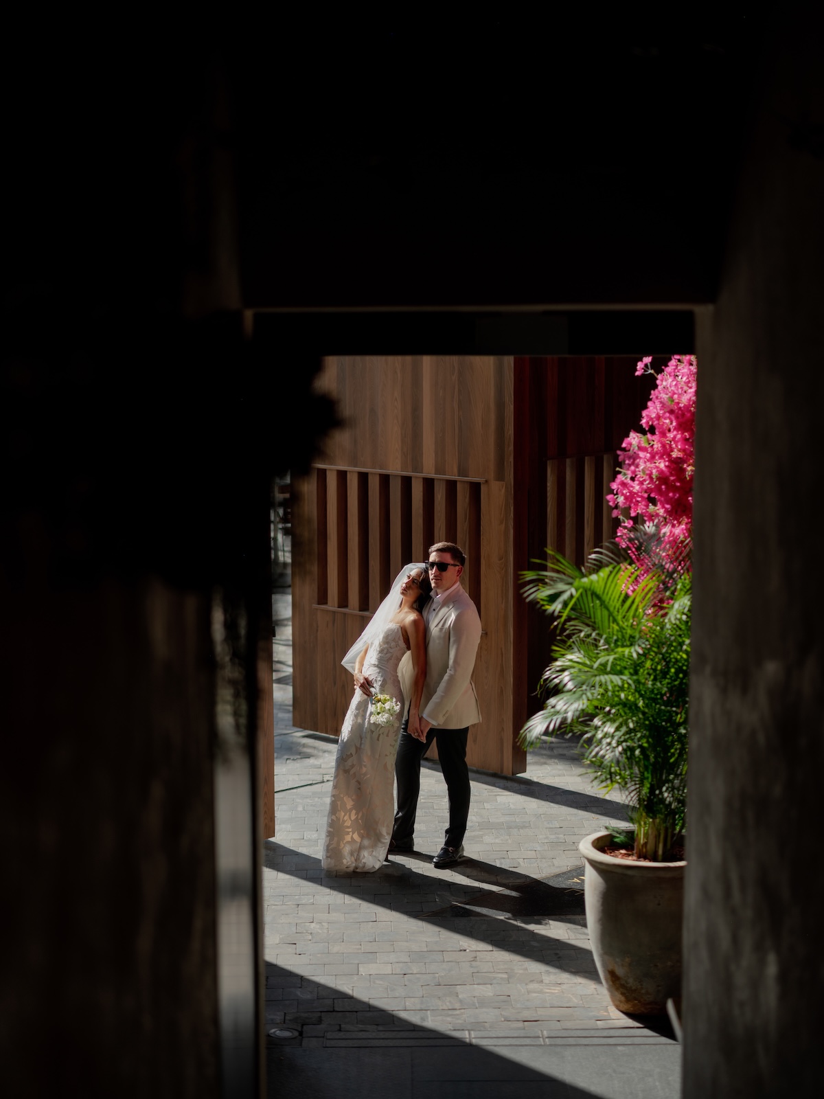 An Intimate Miami Wedding With Chapel Vows and a Romantic Dinner