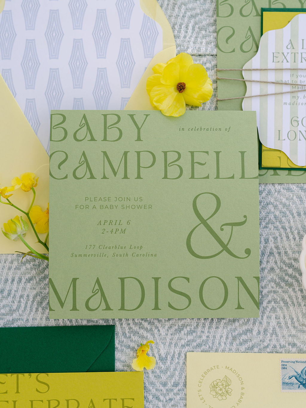 A Citrus and Lime Spring Baby Shower