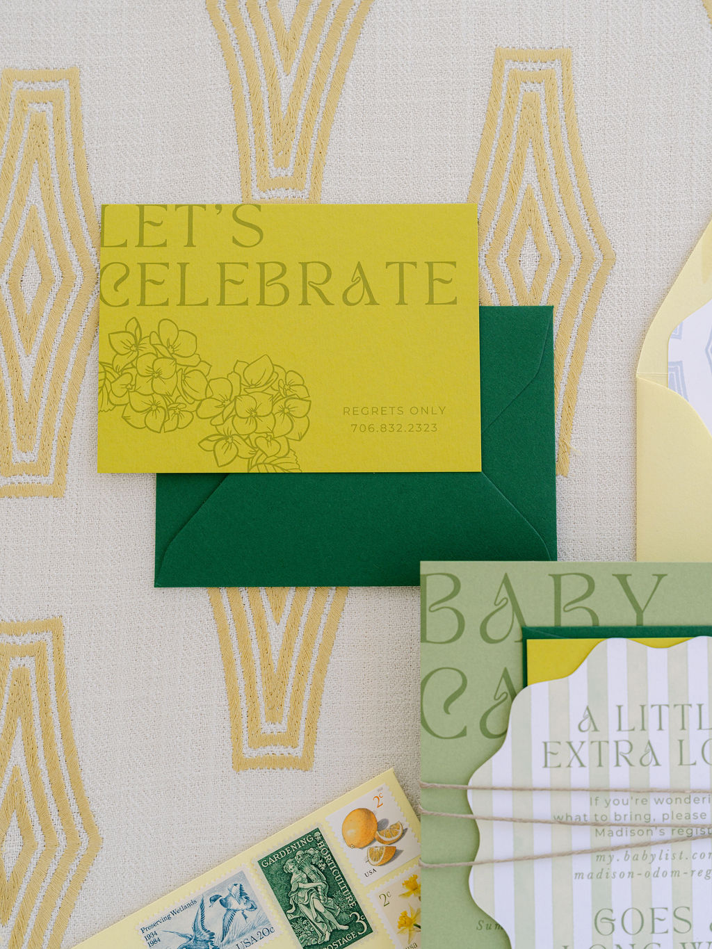 A Citrus and Lime Spring Baby Shower
