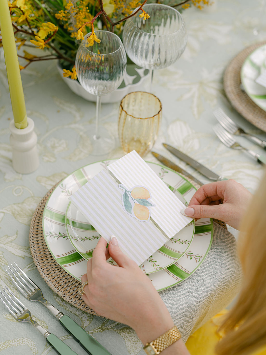 A Citrus and Lime Spring Baby Shower