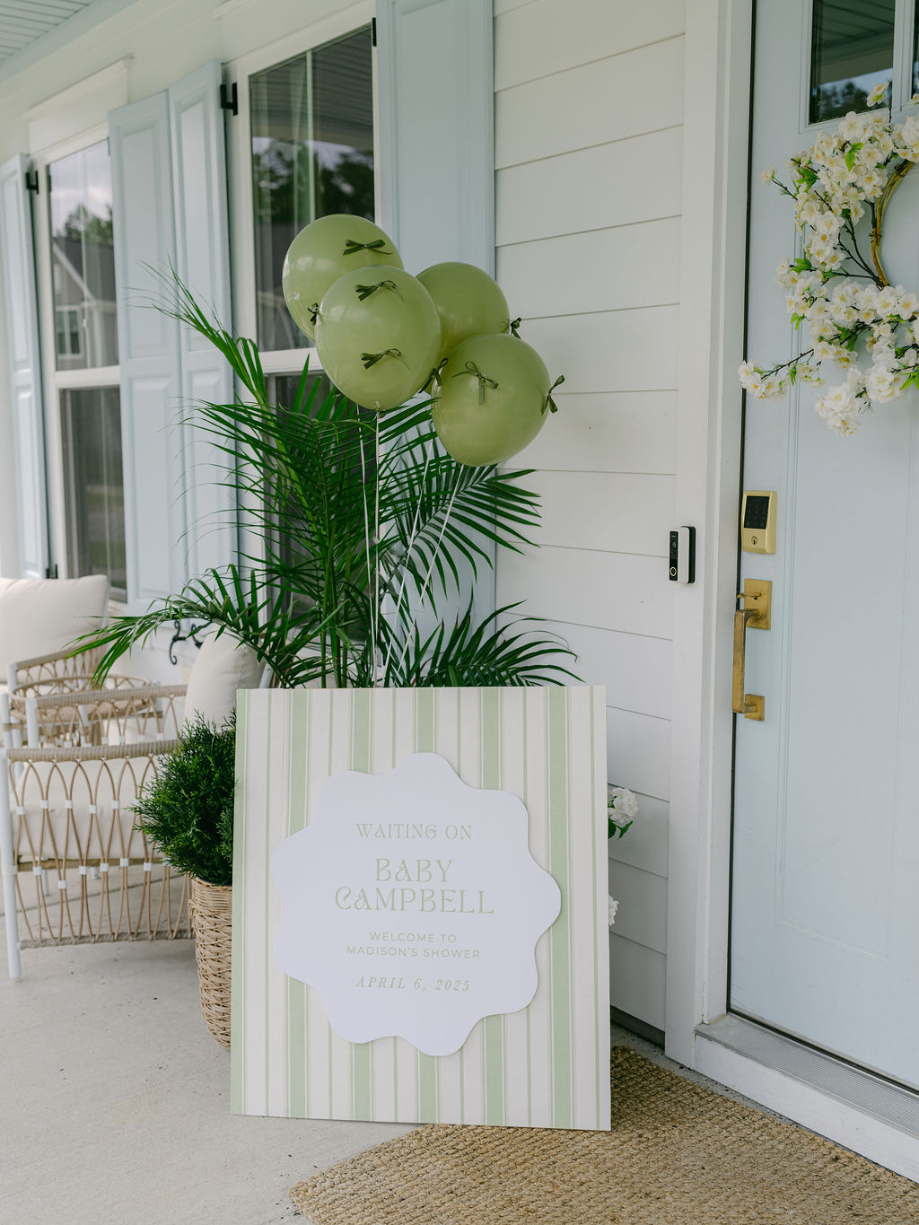 A Citrus and Lime Spring Baby Shower