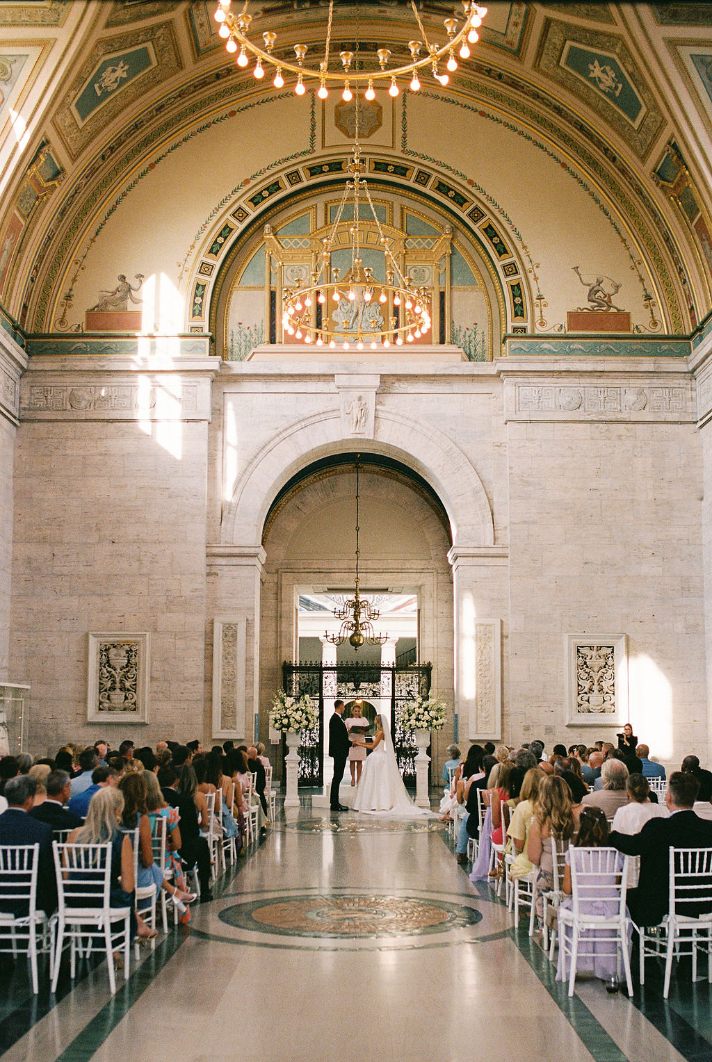 A Timeless Wedding at the Detroit Institute of Arts for Paige Mobley and Kaleb Tarczewski