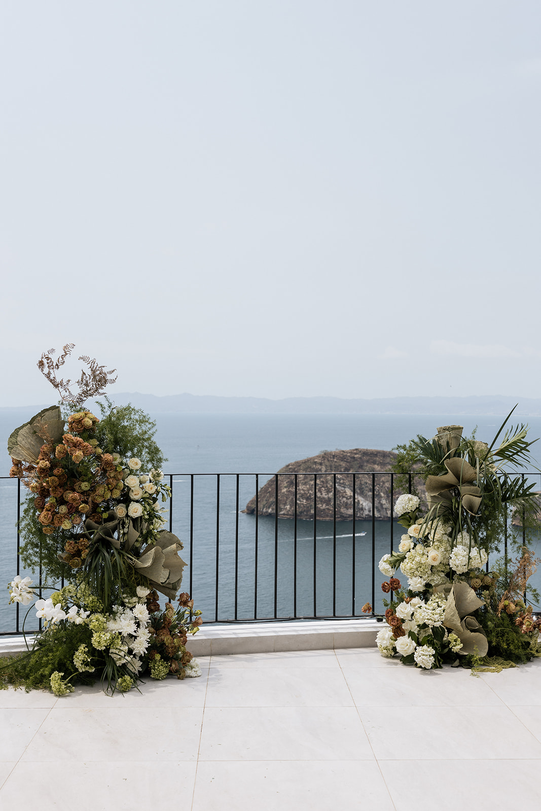 An Intimate Oceanfront Wedding in Puerto Vallarta with Coastal Elegance & Sculptural Florals