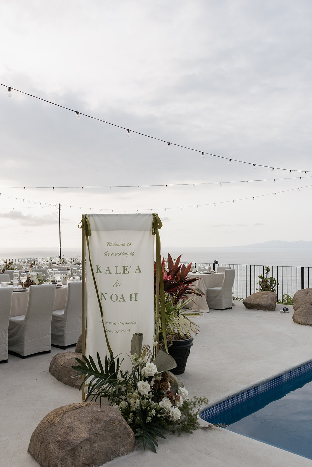 An Intimate Oceanfront Wedding in Puerto Vallarta with Coastal Elegance & Sculptural Florals