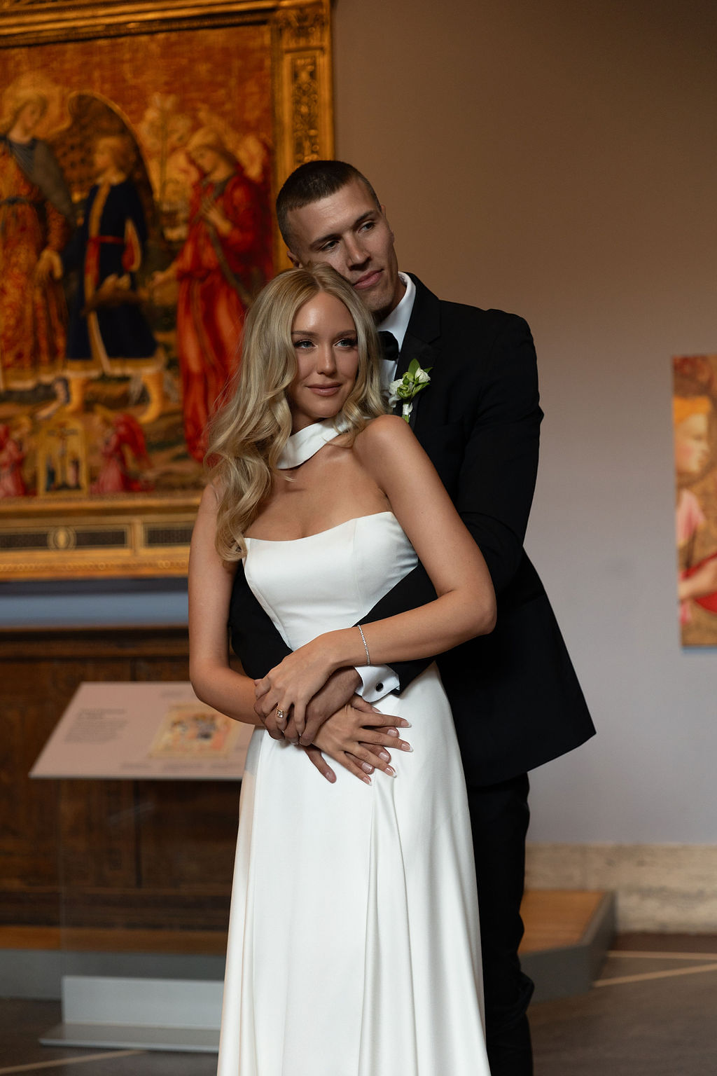 A Timeless Wedding at the Detroit Institute of Arts for Paige Mobley and Kaleb Tarczewski