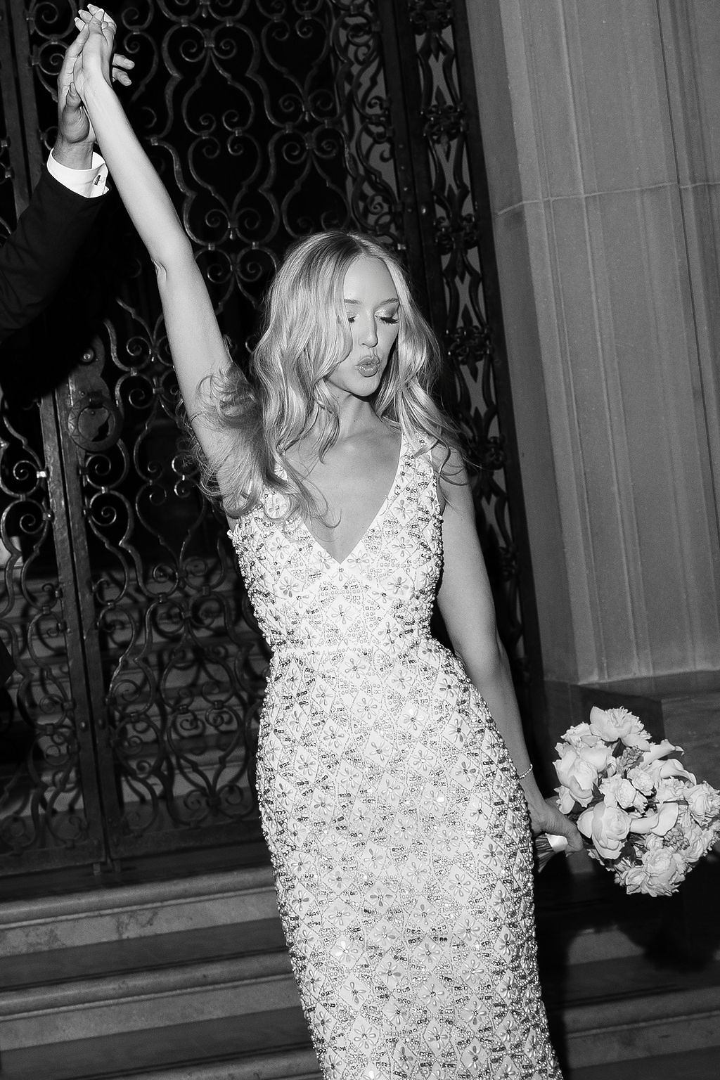 A Timeless Wedding at the Detroit Institute of Arts for Paige Mobley and Kaleb Tarczewski