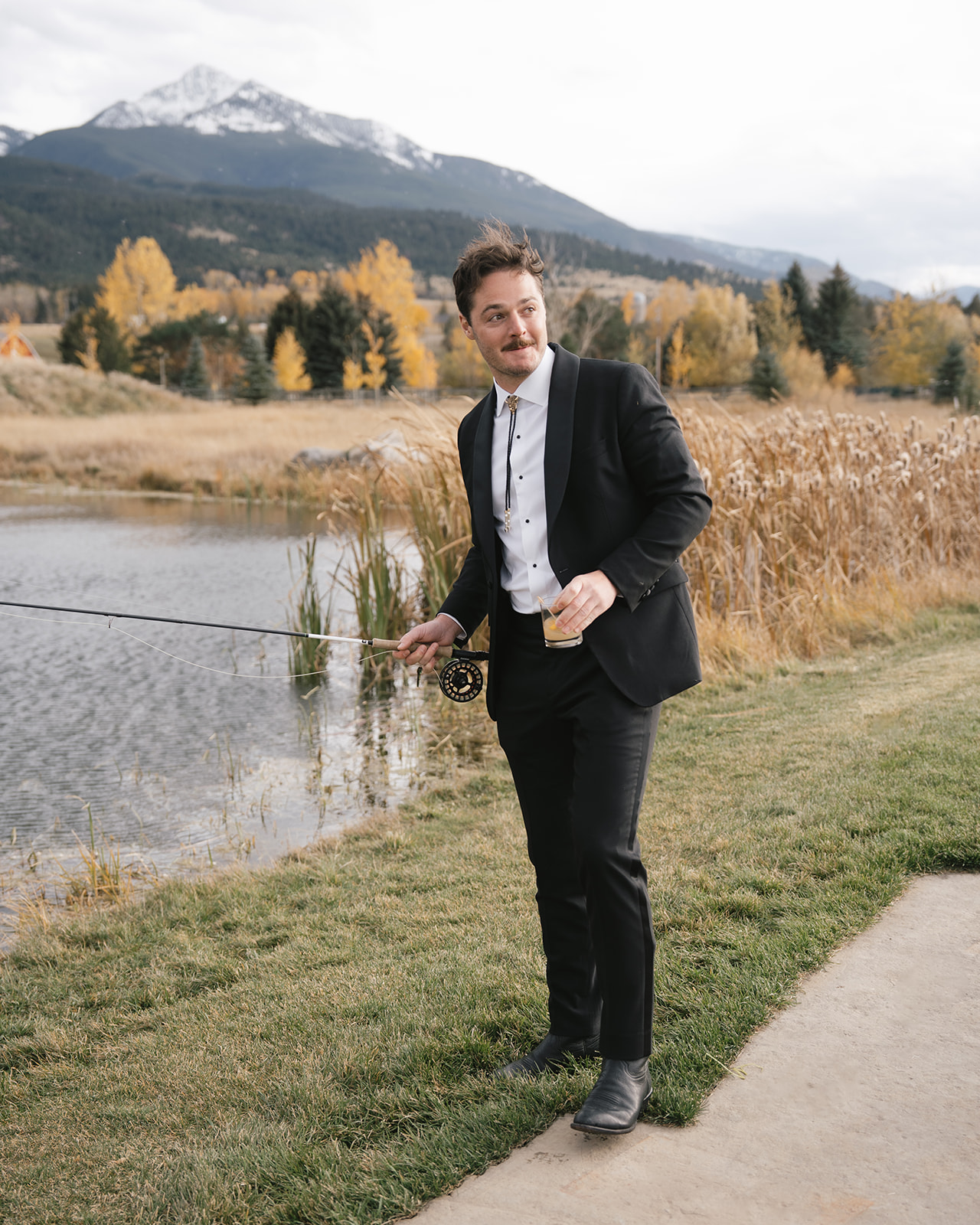 A Rustic Montana Wedding in Paradise Valley: A Fly-Fishing Love Story Beneath the Big Sky