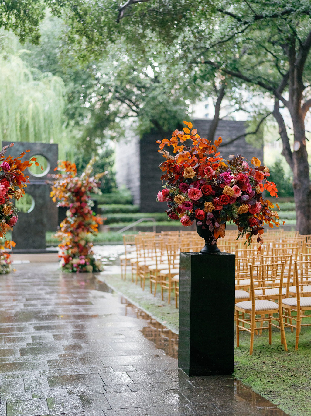 A Romantic Rainy-Day Wedding in Dallas