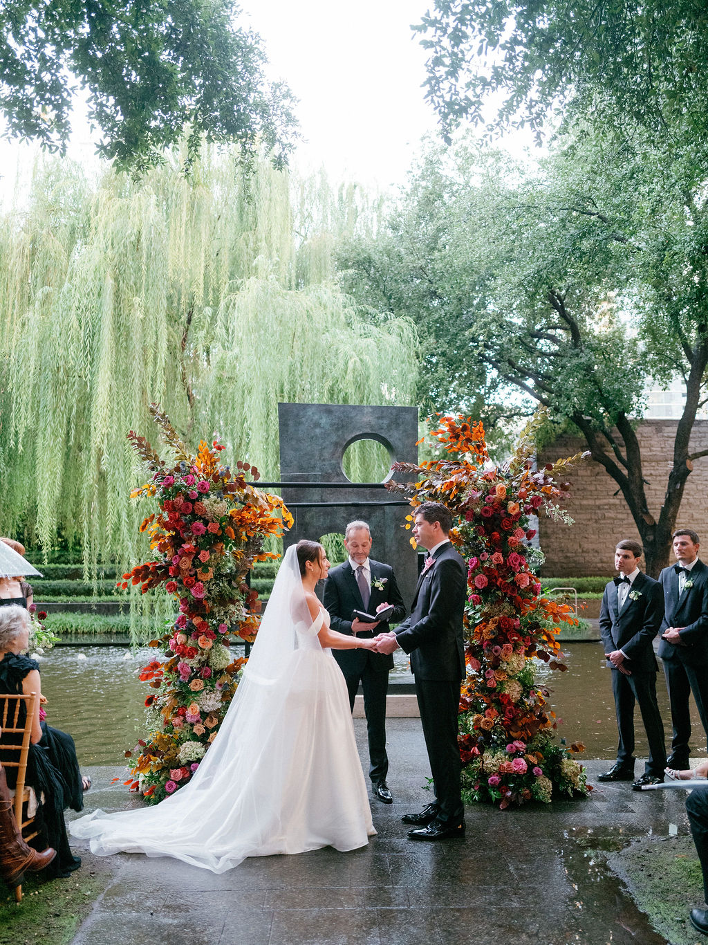 A Romantic Rainy-Day Wedding in Dallas