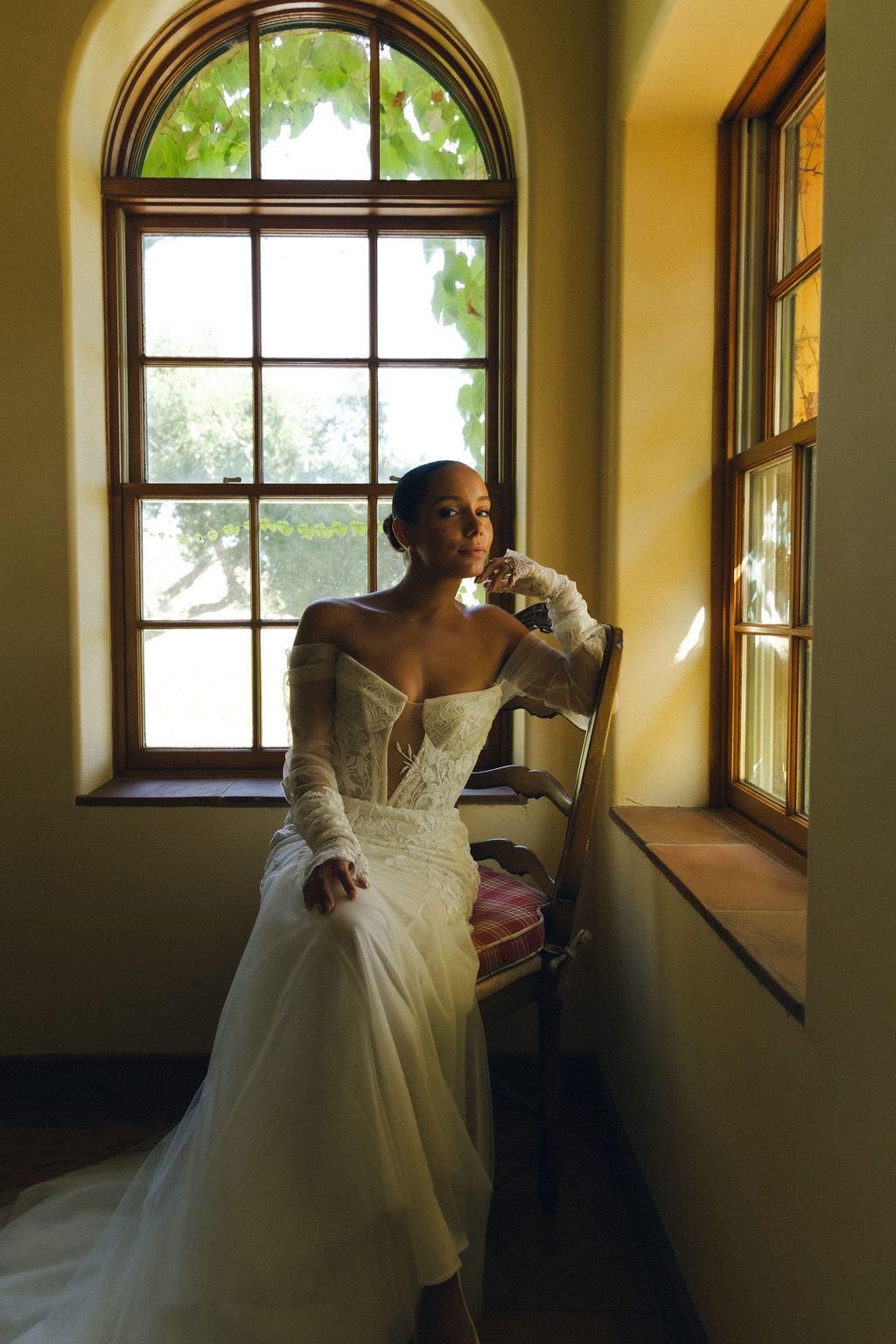 An Intimate Vineyard Wedding Set With Family-Style Dining