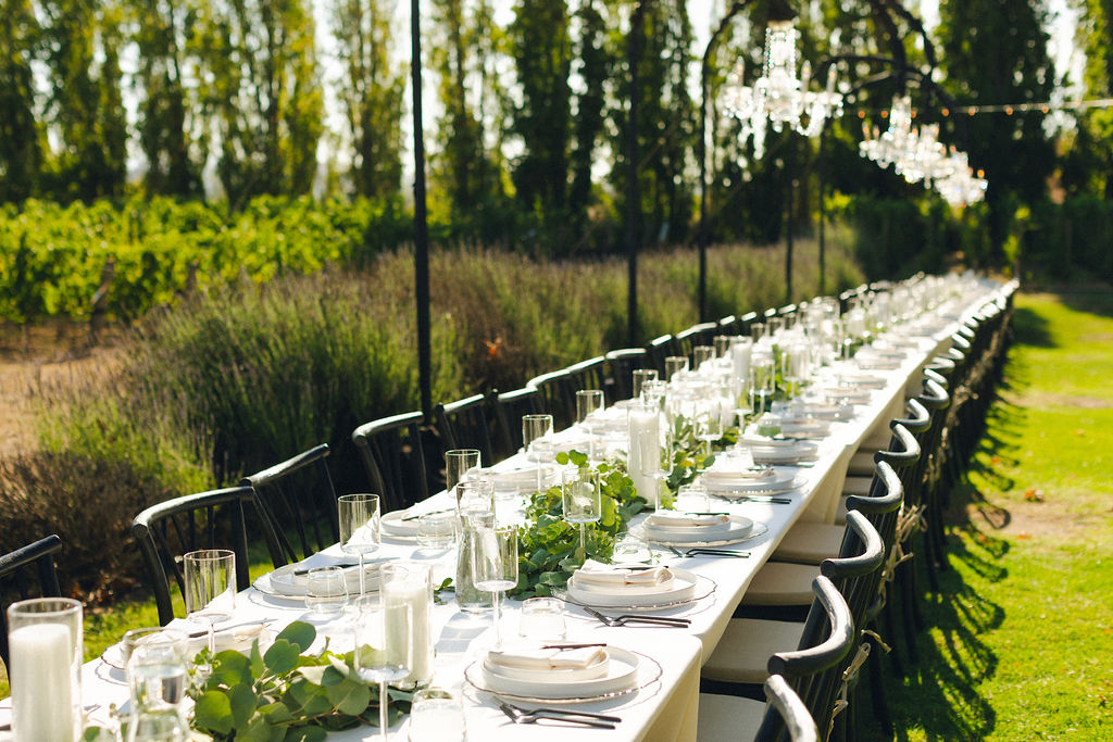 An Intimate Vineyard Wedding Set With Family-Style Dining