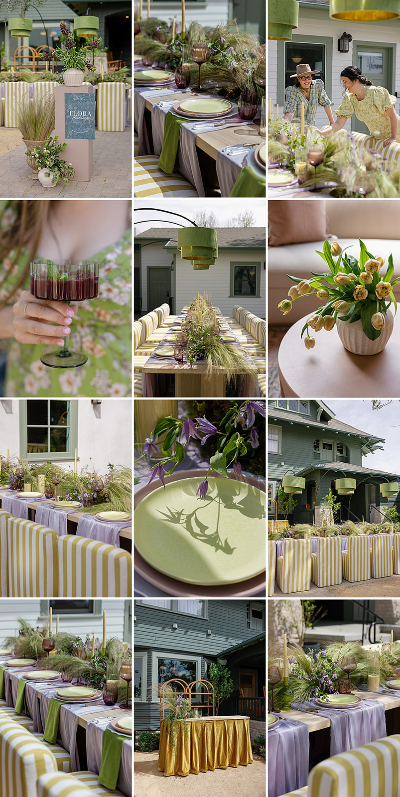 A Spring Brunch Inspired By Natural Textures and Seasonal Florals