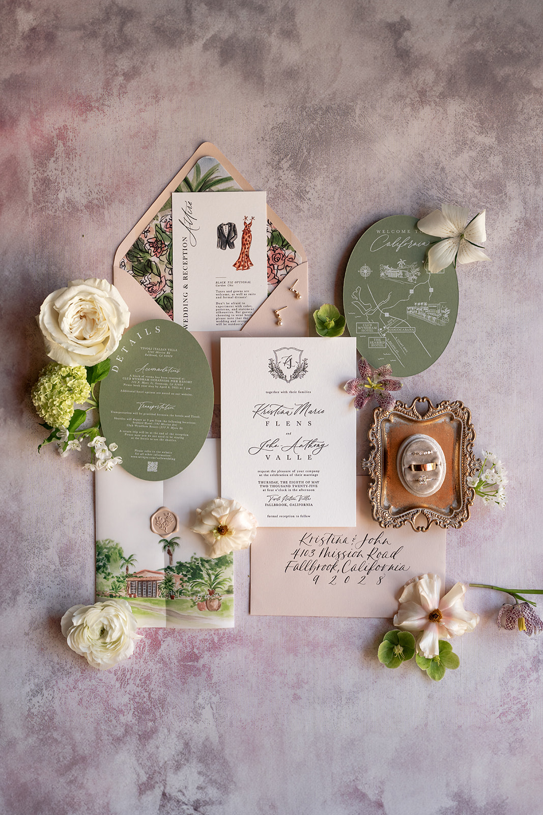 An Italian-Inspired California Wedding at Tivoli Villa - Inspired By This