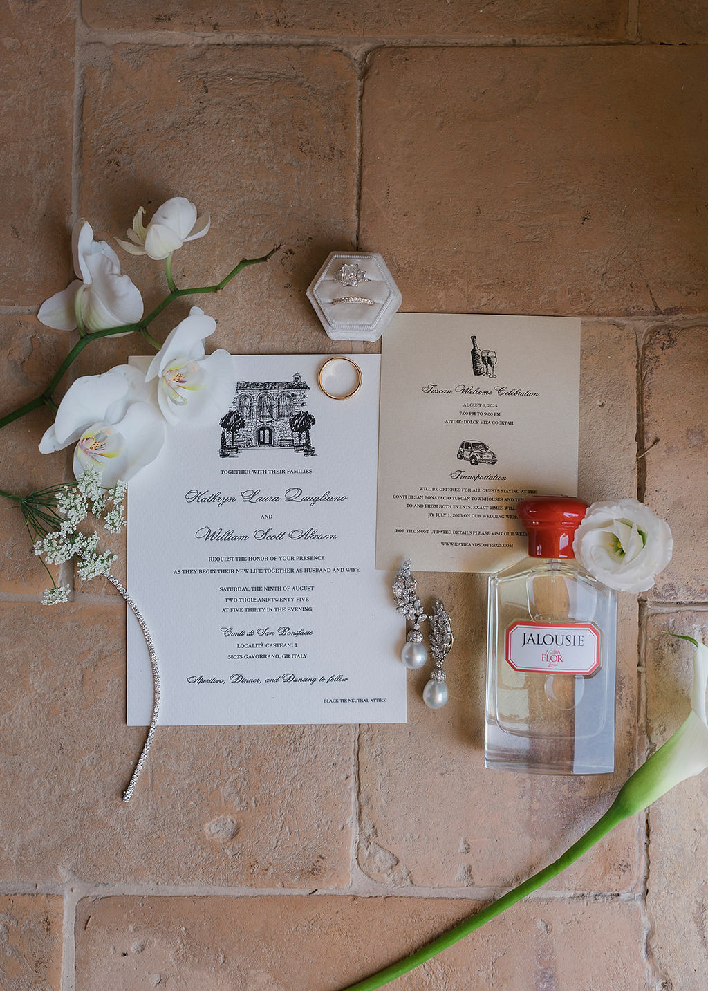 A Chic Tuscan Wedding at Conti di San Bonifacio - Inspired By This